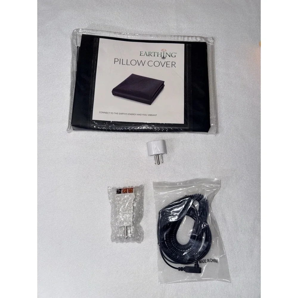 EARTHING Brand Pillow Cover Kit NEW Grounding Conductive Clint‎ Ober Black King